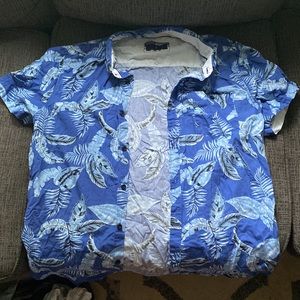 tropical dad button up shirt